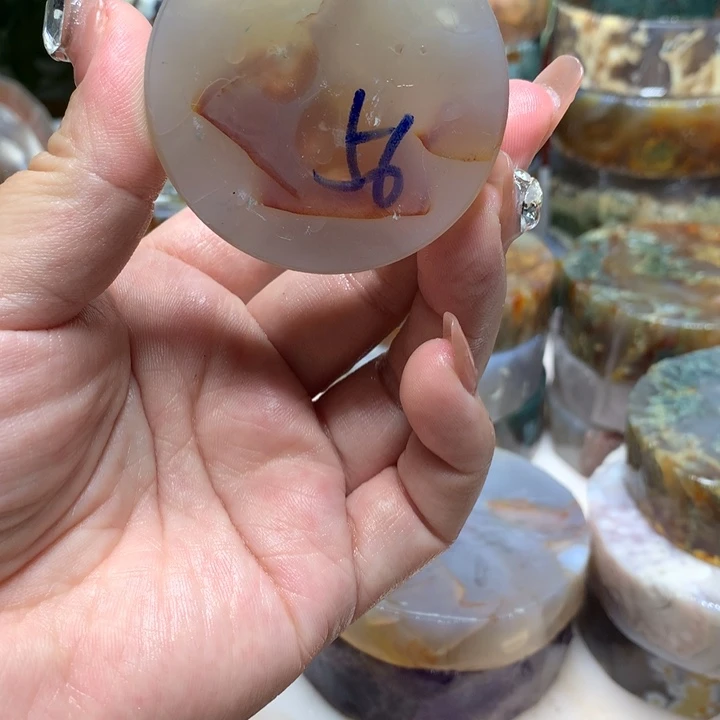 娜***然定制玛瑙定制面包扣一个