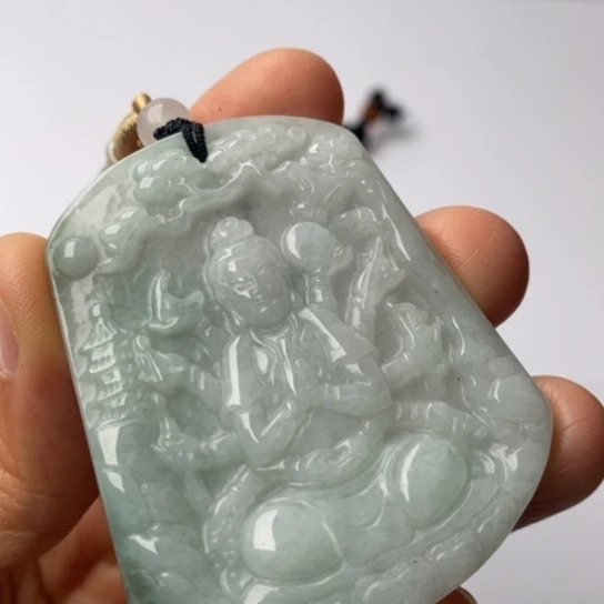 翡翠未镶嵌挂件翡翠