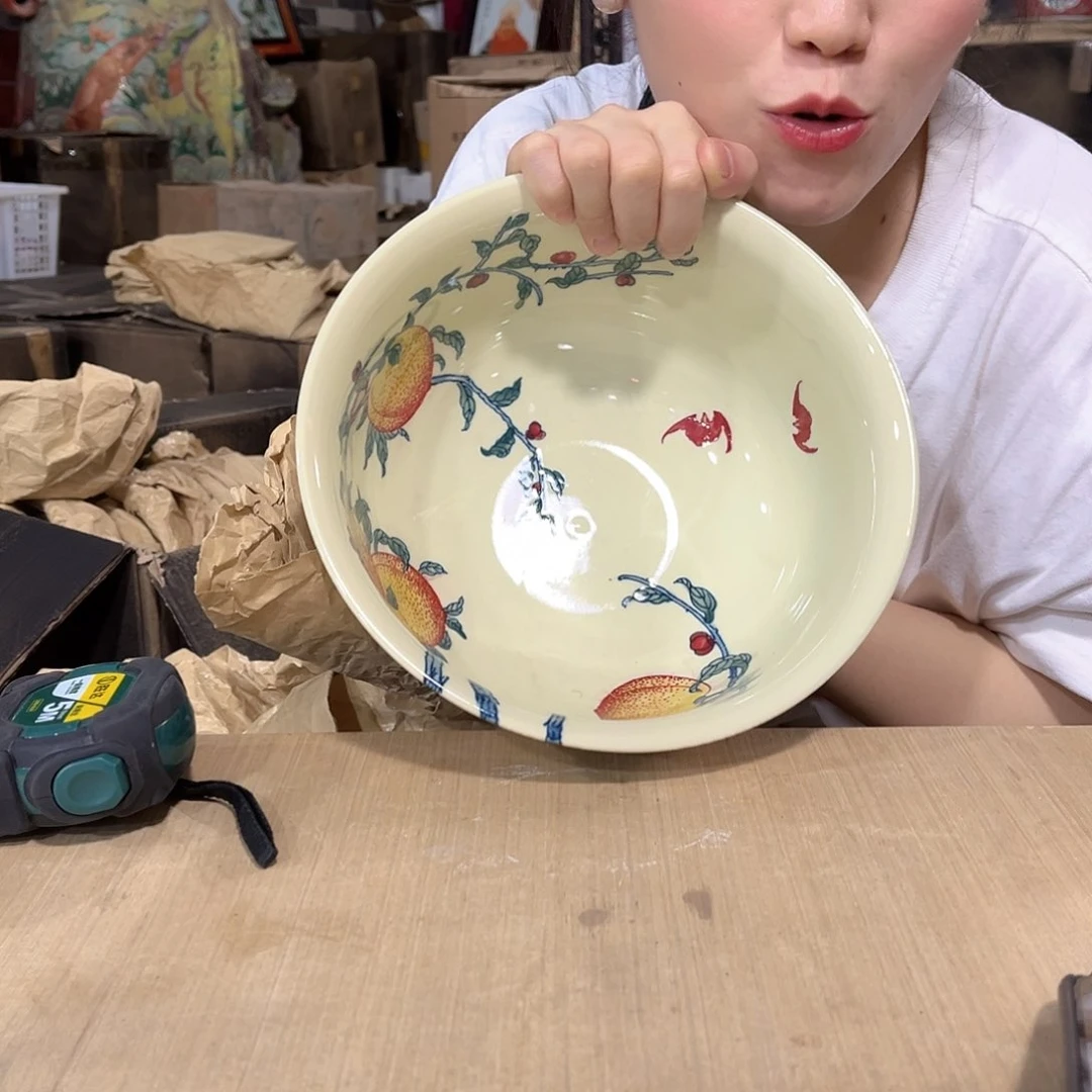 摆件//////景德镇陶瓷瓷器。黄。