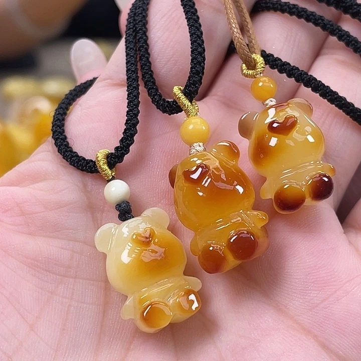 琥珀未镶嵌珠宝奇石多样性发其一h