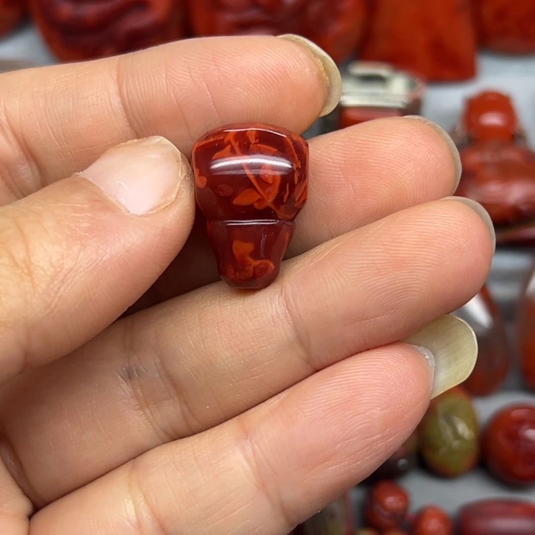 南红玛瑙未镶嵌配饰