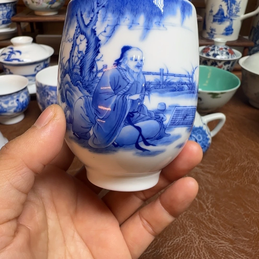 陶摆件今天晚上的月亮很圆