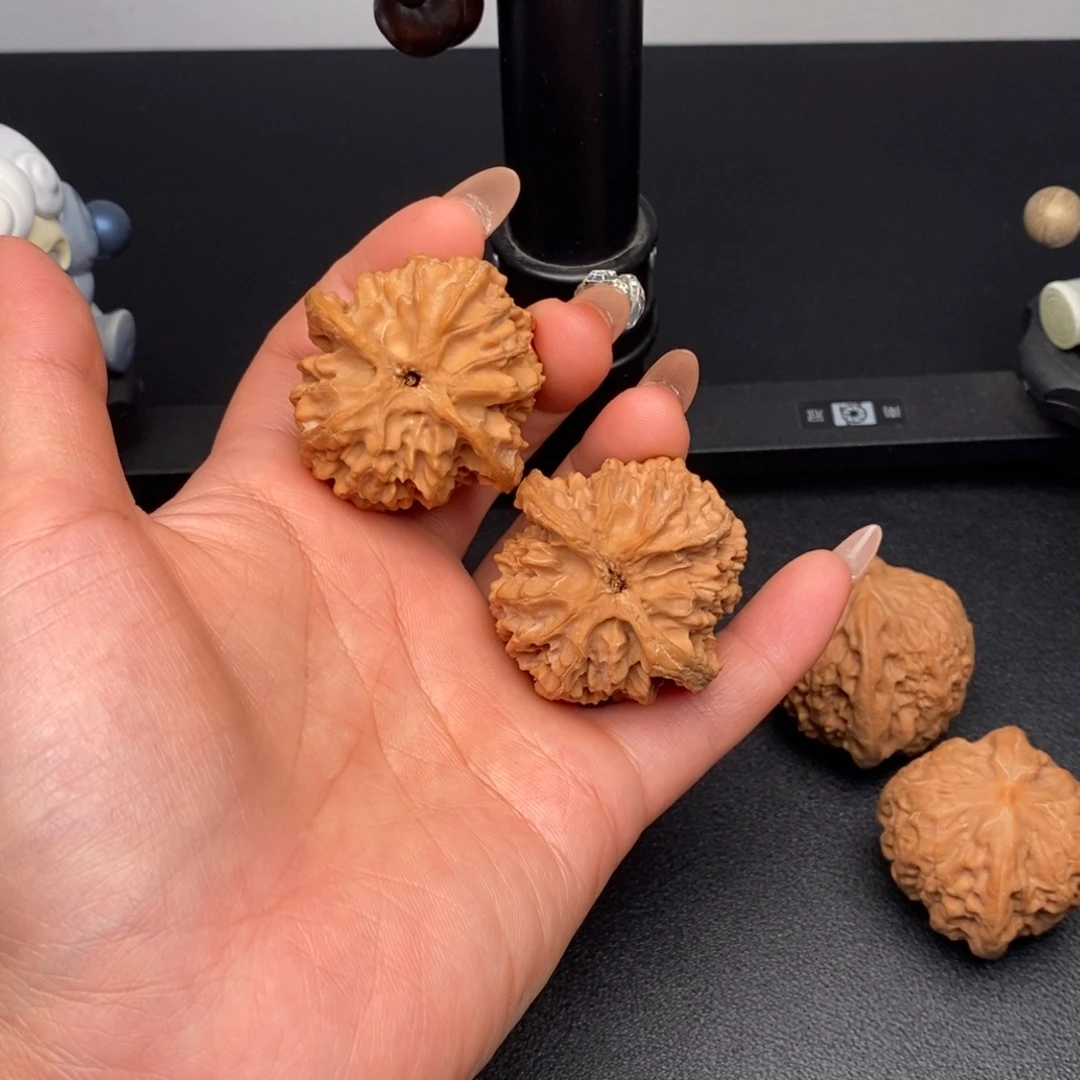 你***说文玩核桃把件41+苹果园