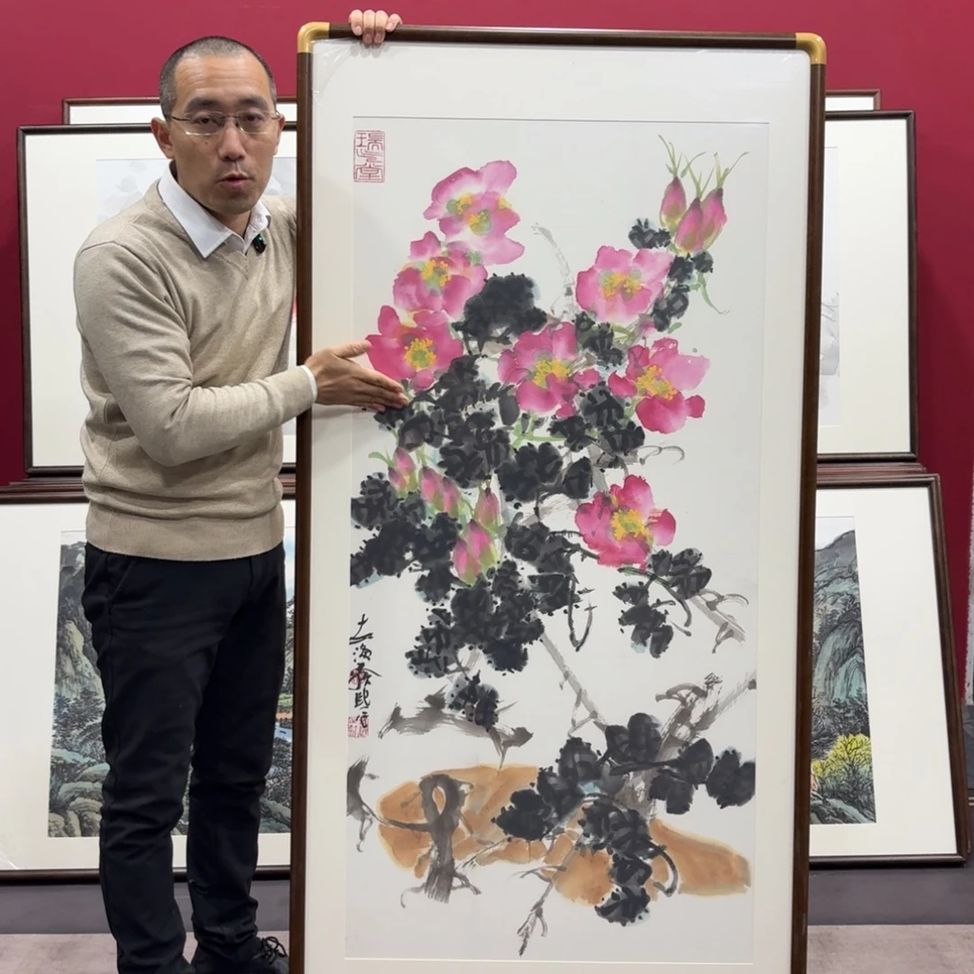 国画手绘作品160/80