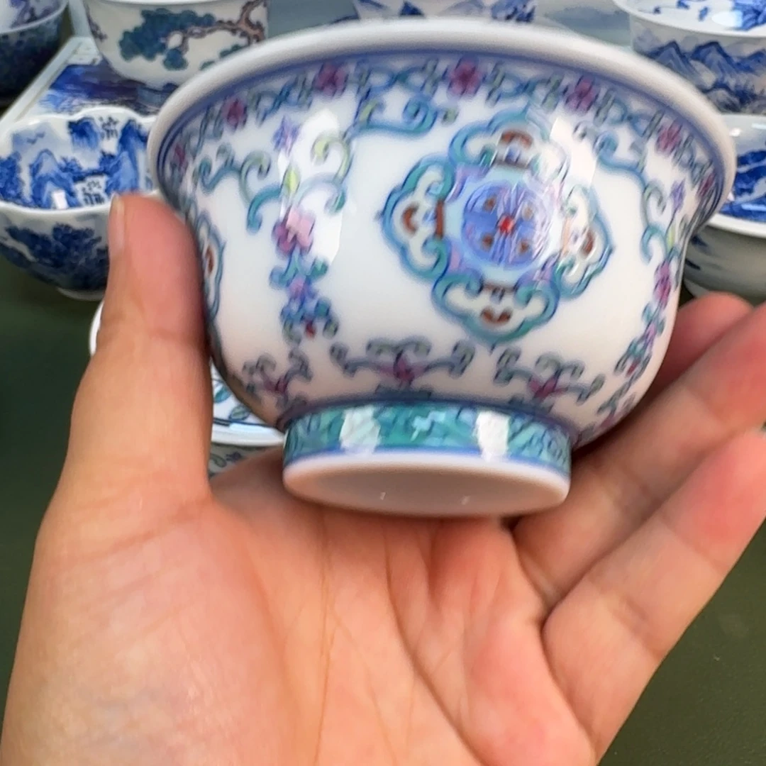 景德镇纯手绘茶具圆圆219
