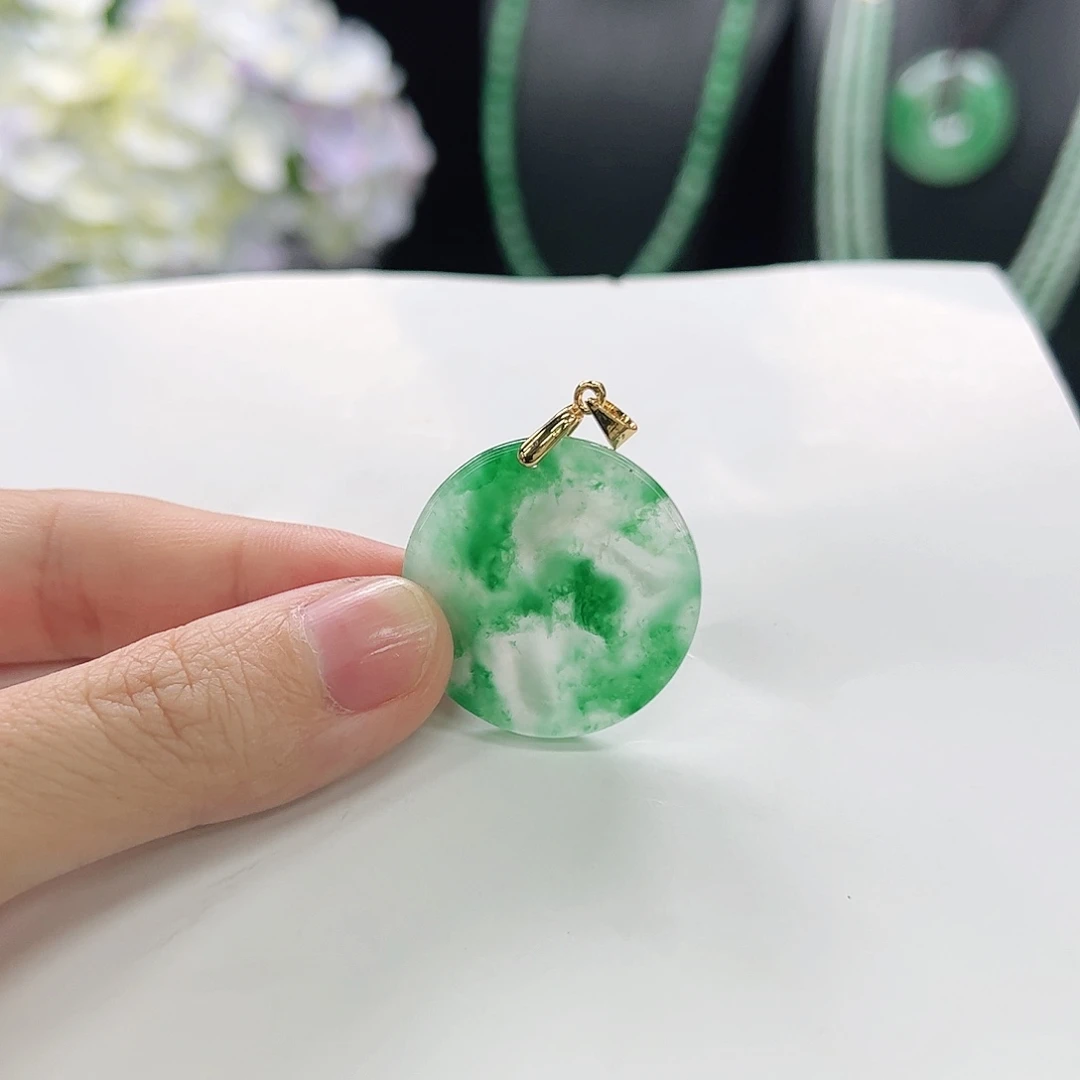 石英质玉未镶嵌吊坠(不含链)