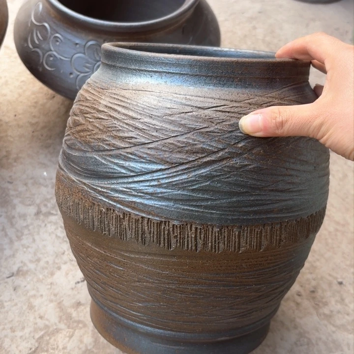 紫砂花盆口径16/24有孔