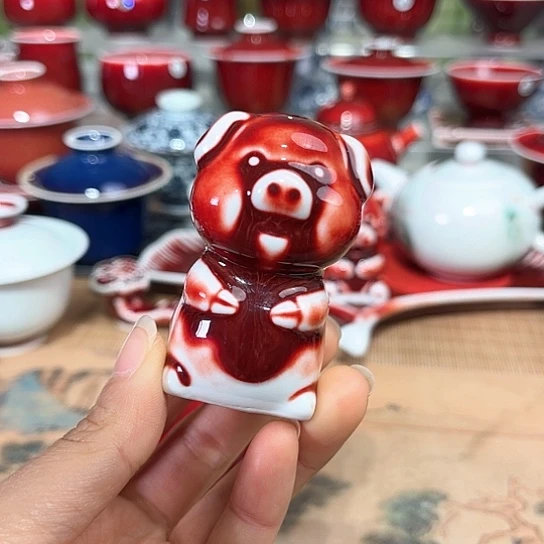 清*之景德镇陶瓷红马坊茶宠