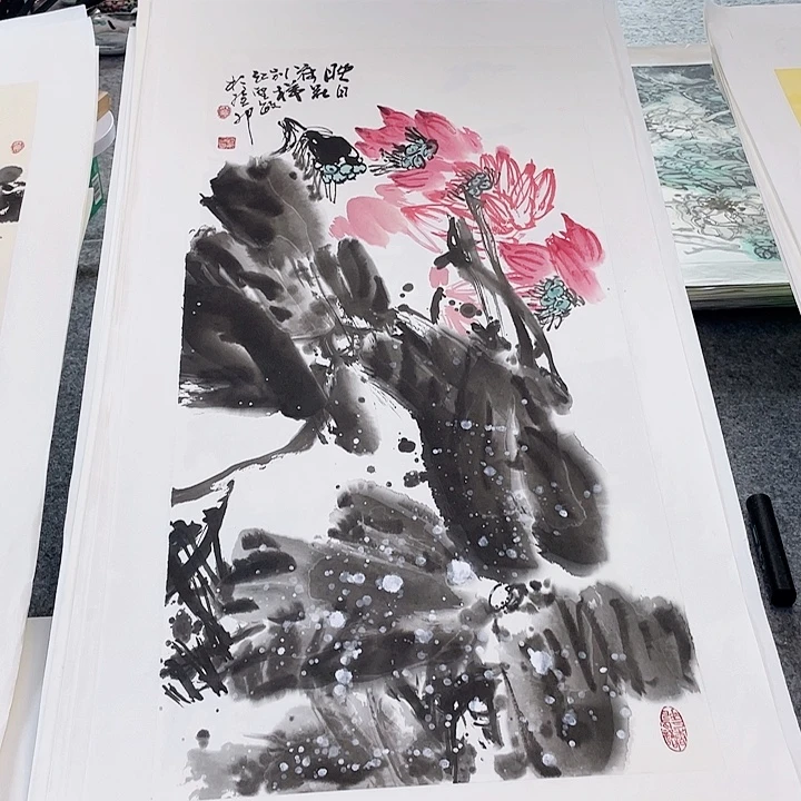 国画张圣敏先生纯手绘作品