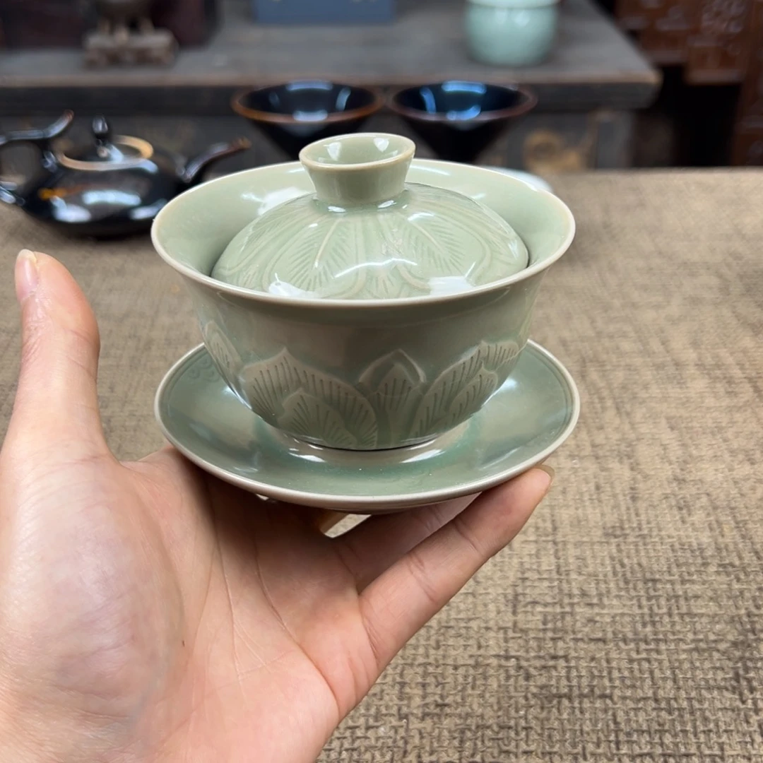 Lao窑瓷直播间开门货陶瓷艺术品正能量