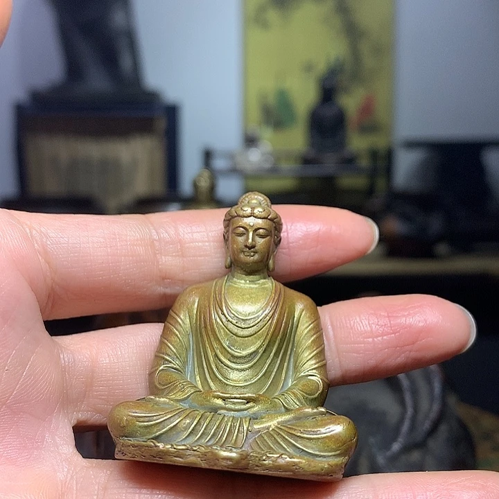 铜红***?小佛摆件 茶宠