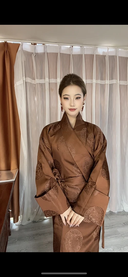 藏衣领服装·防模版小藏袍