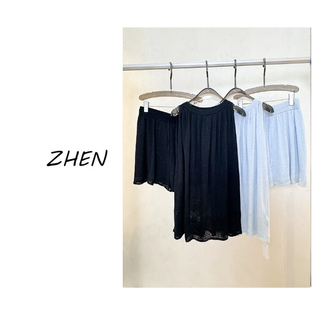 【ZHEN】25K00902 2025新款时尚气质修身显瘦设计师款时尚套装女