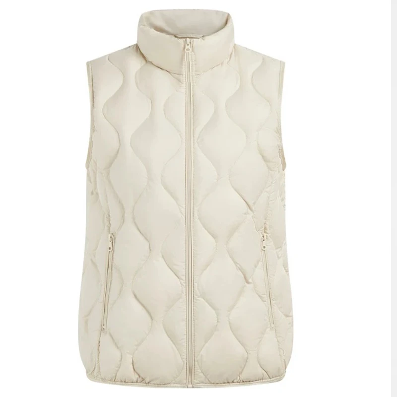 赫美斯女款立领马甲短款时尚女士-24HL1003