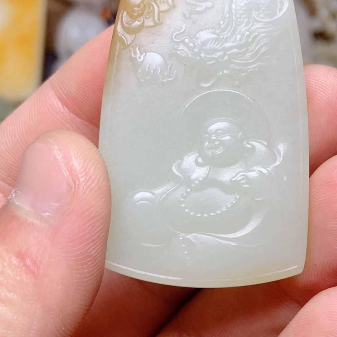 白玉菩提吊坠收藏