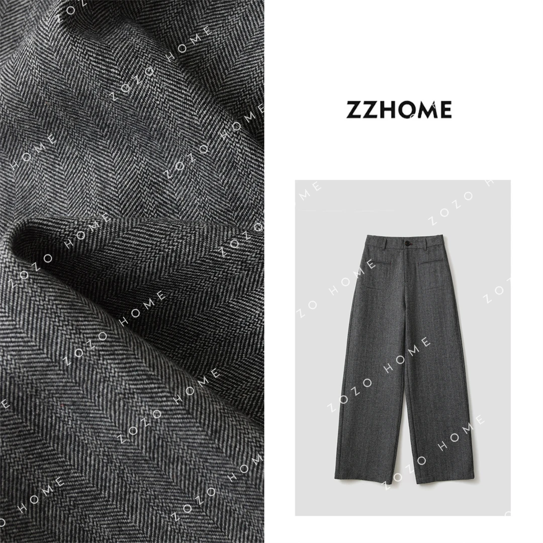 【ZOZO HOME】“松弛漫旅”系列30精纺羊·毛肌理感ol裤q170353p