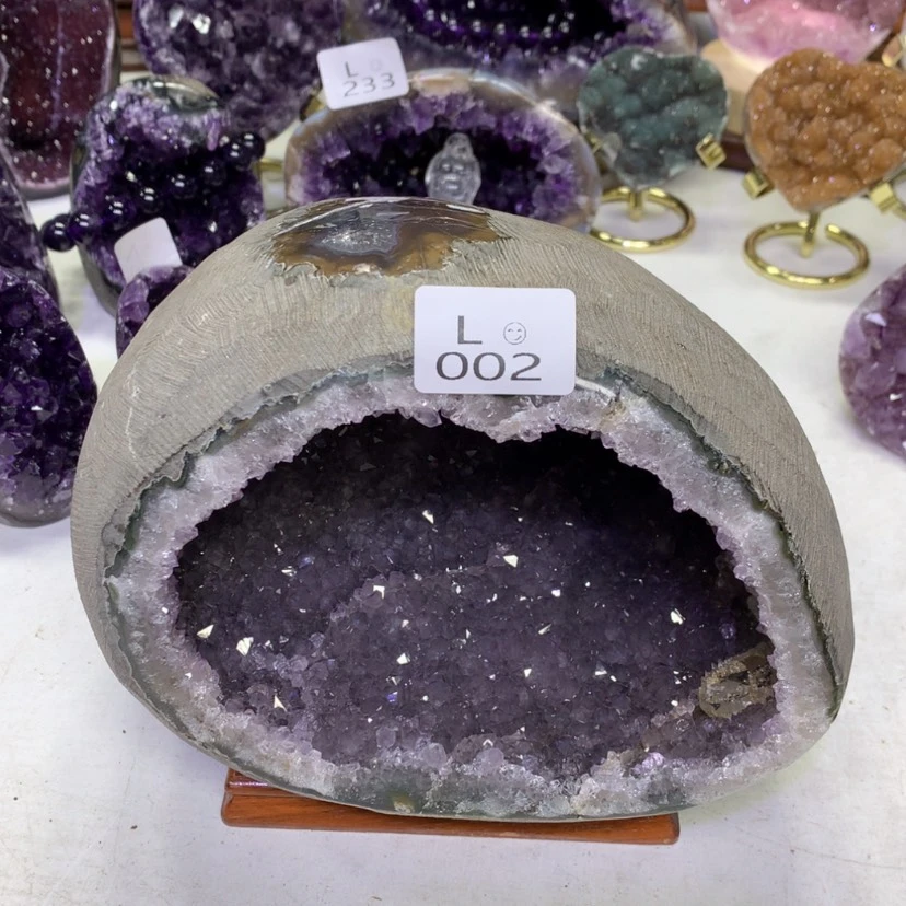 【闪购商品】水晶摆件未镶嵌海****平天然紫水晶