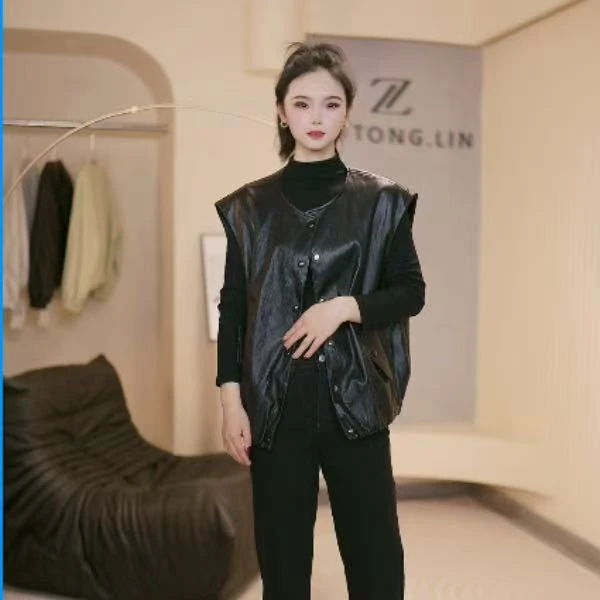 2025春季新款披马甲女宽松休闲柔软马甲