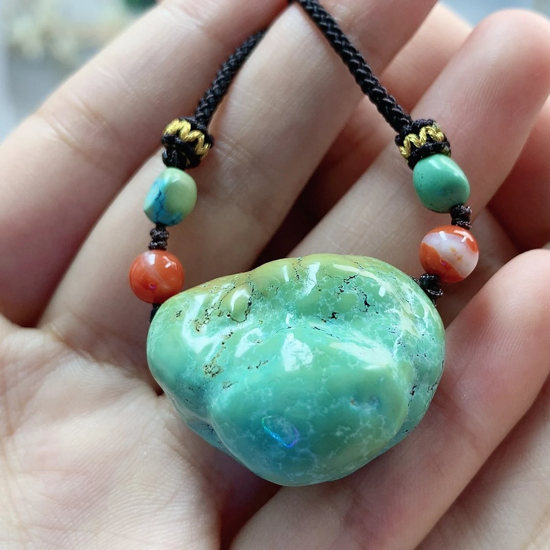 未镶嵌绿松石珠宝奇石