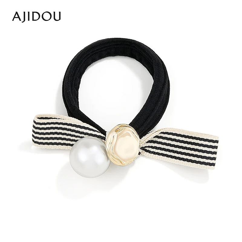 AJIDOU阿吉豆发饰珍珠发圈马尾扎头绳