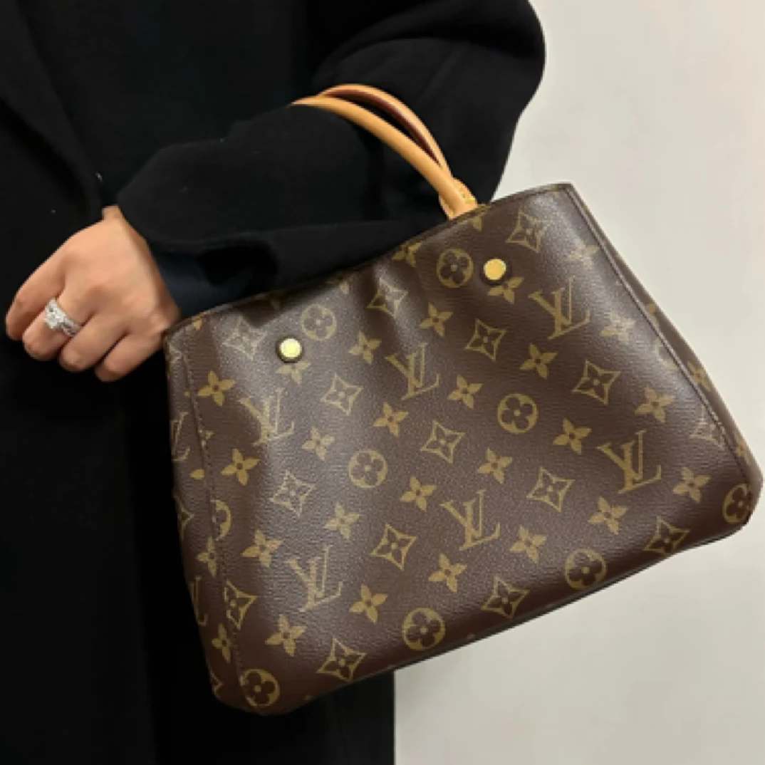 95新 LouisVuitton/路易威登 lv老花蒙田包xj603