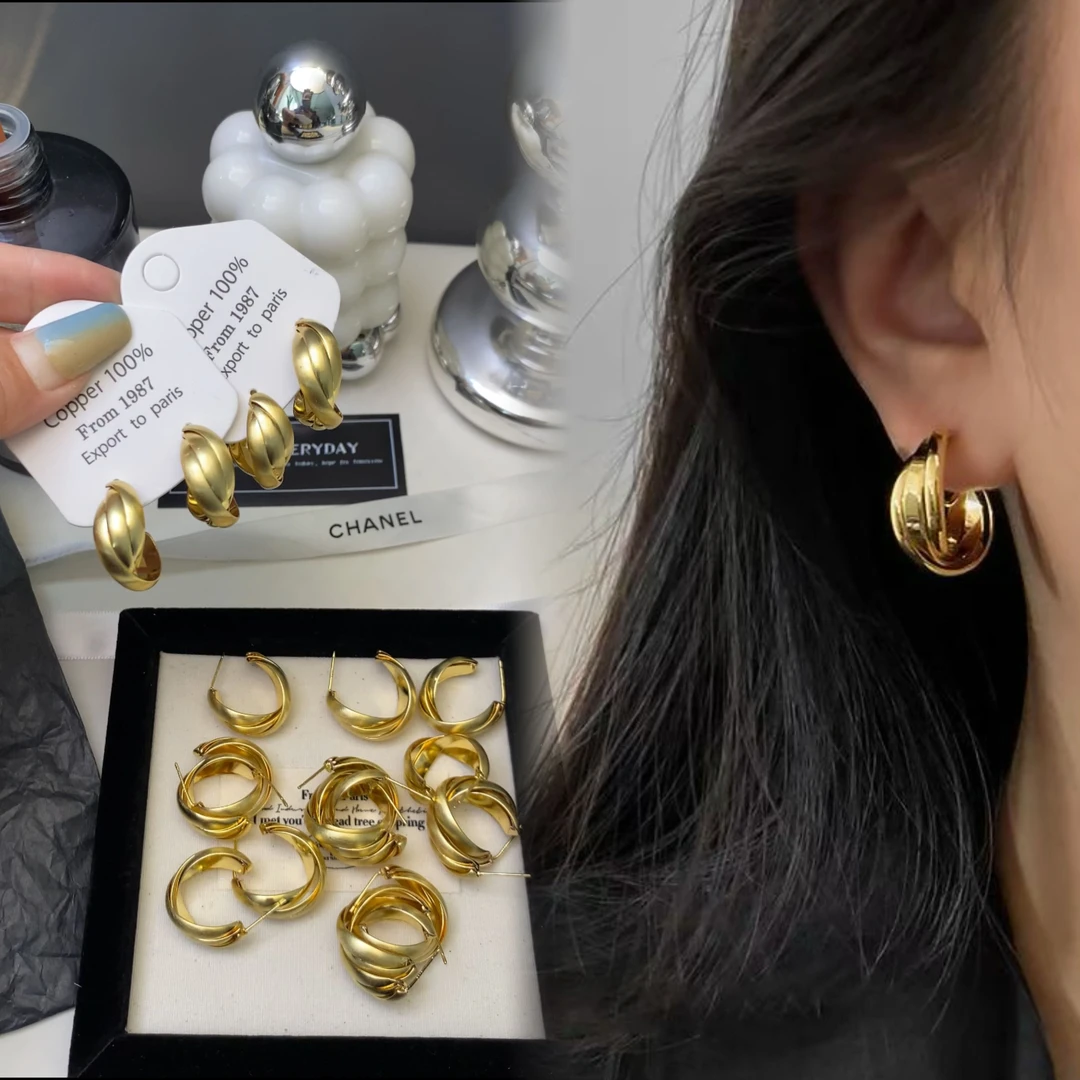 铜合金耳饰 冷淡风三生三世耳钉