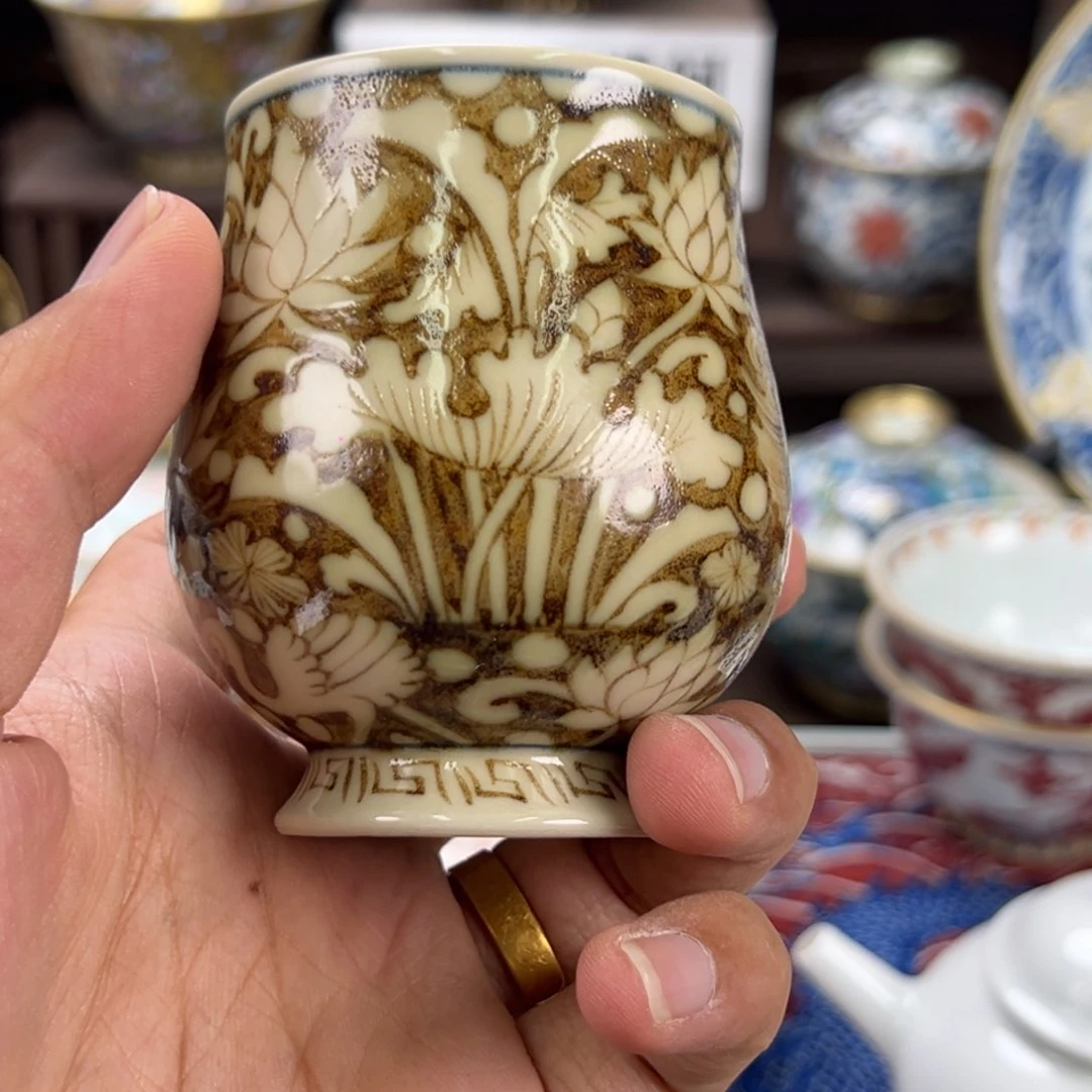 @***西瓷片景德镇手工手绘陶瓷