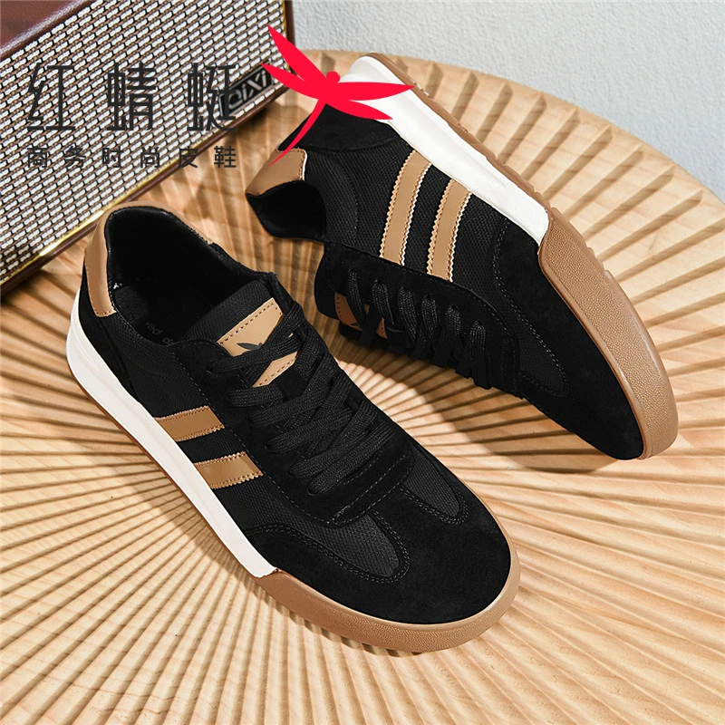 红蜻蜓爆款男鞋男士2025新款时尚休闲百搭秋季小白鞋软底低帮潮鞋