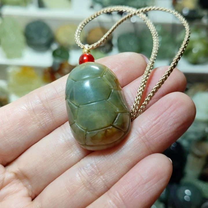 岫玉挂坠款式未镶嵌