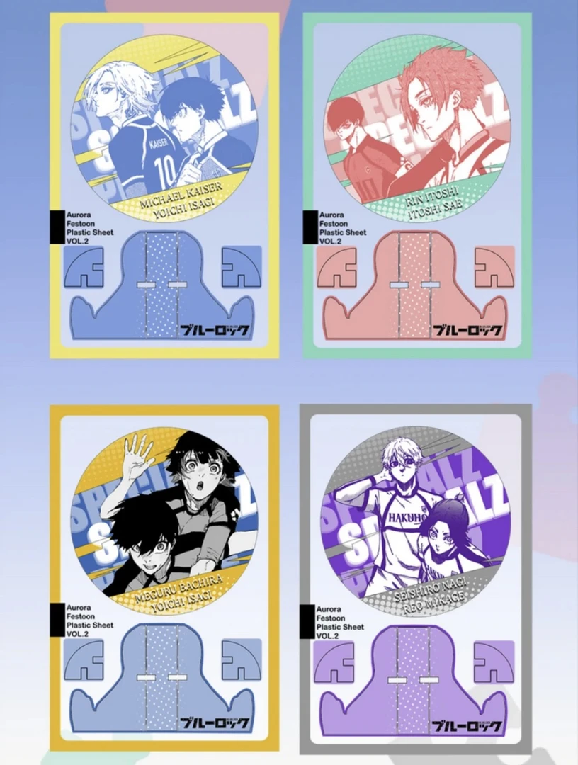 【拍一拆二】炫彩社-《蓝色监狱》炫彩系列亚克力透卡同人盲盒