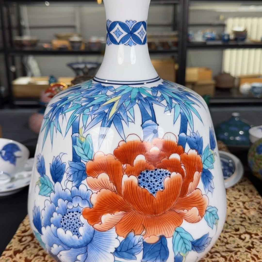 瓷片恭喜发财 万事如意 身体健康