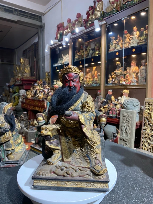 樟木 木雕 烛台 摆件