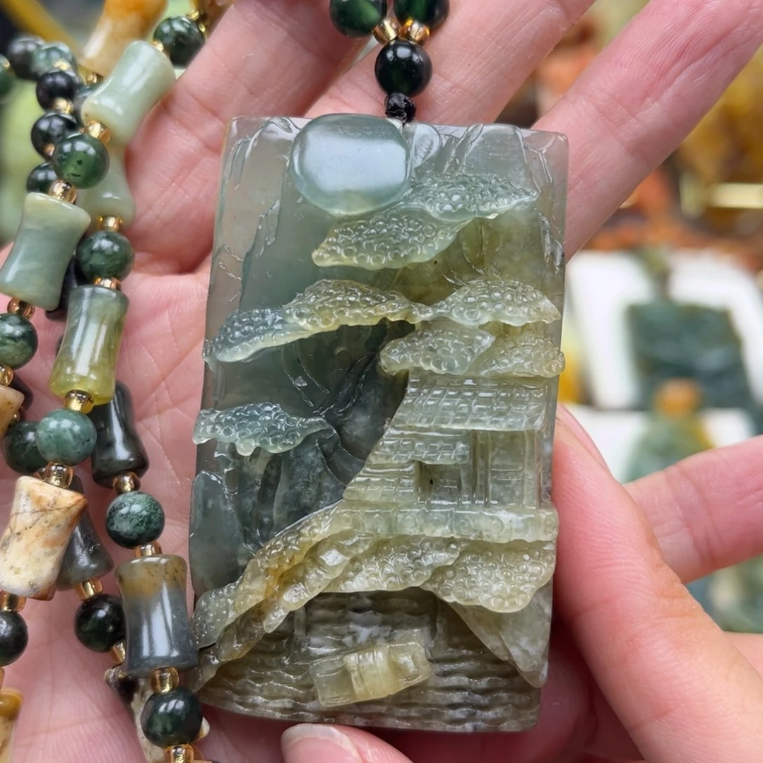 未镶嵌岫玉挂件挂件