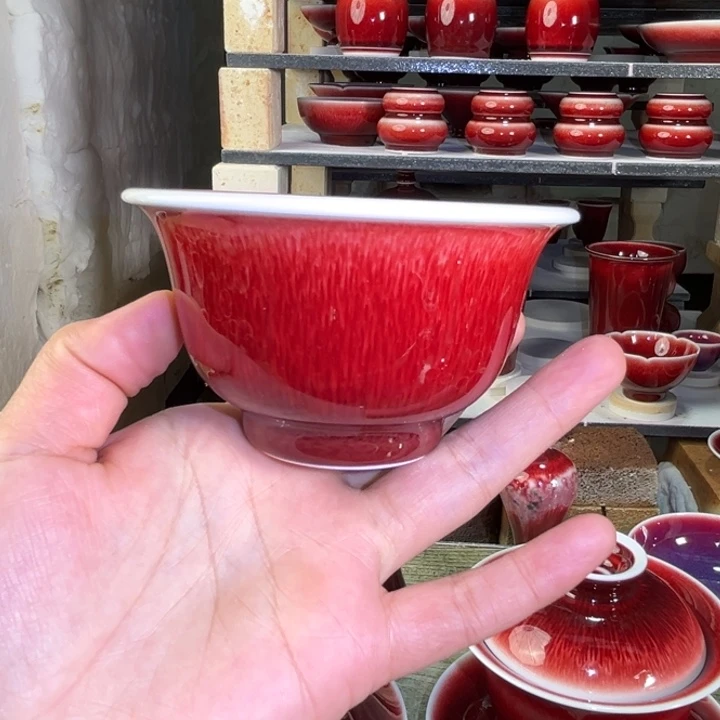 景德镇陶瓷压手杯