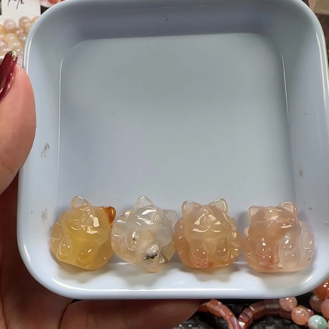 玛瑙/玉髓珠宝半成品未镶嵌糯**子