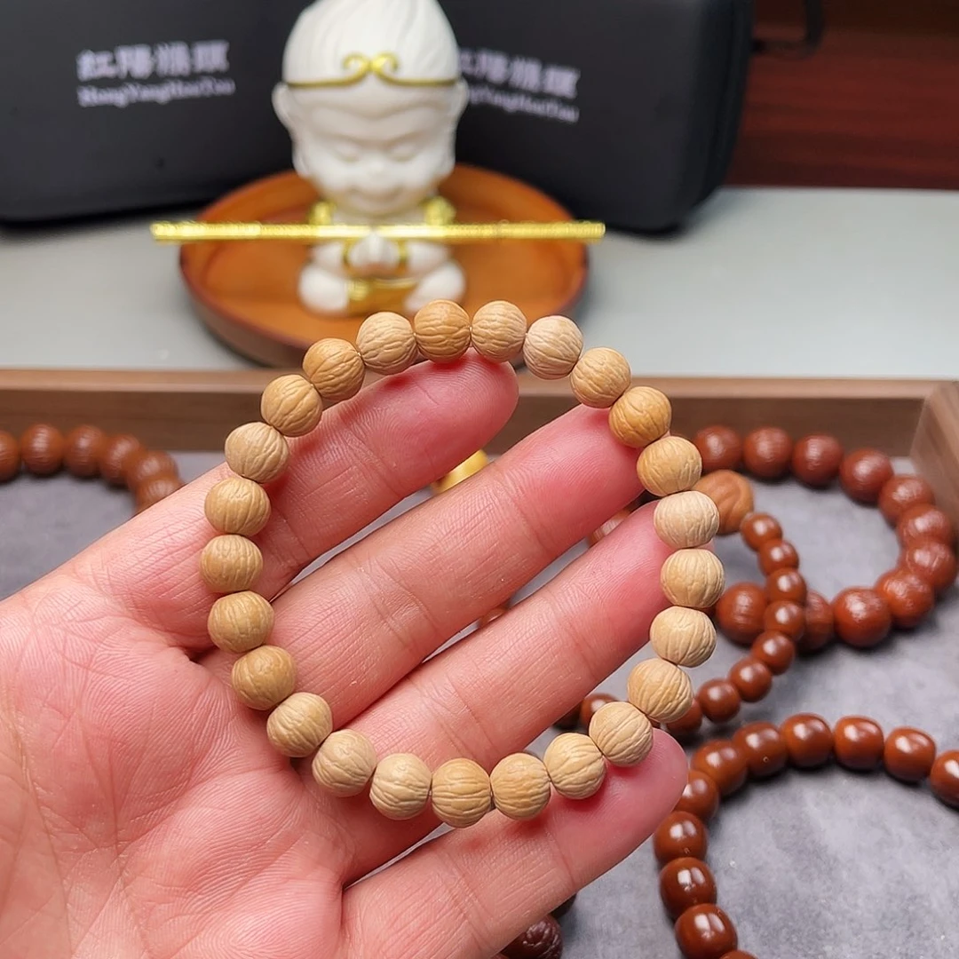 手串猴头核桃风羽911雕刻