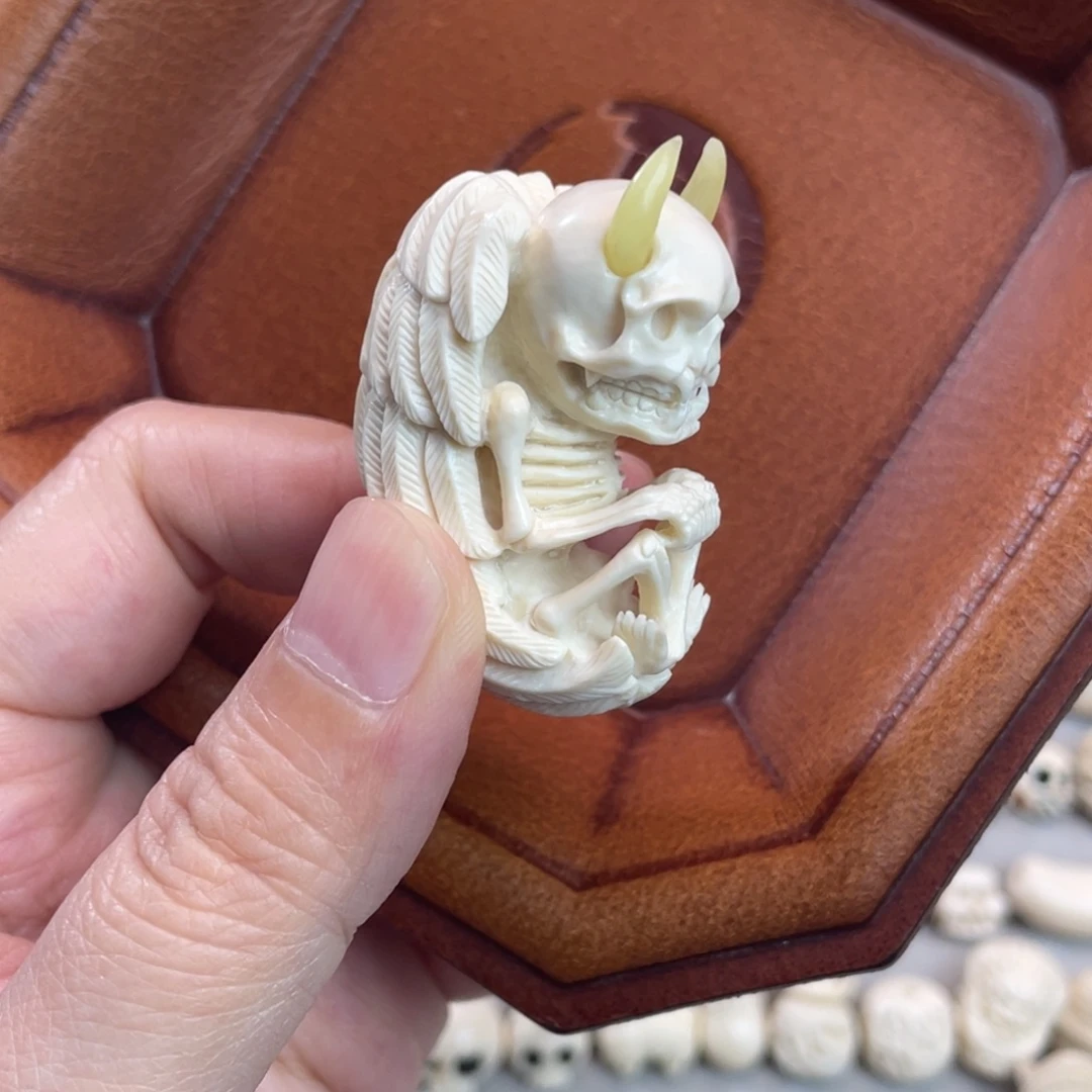 猛犸象牙手串/手链/手镯恶灵骷髅