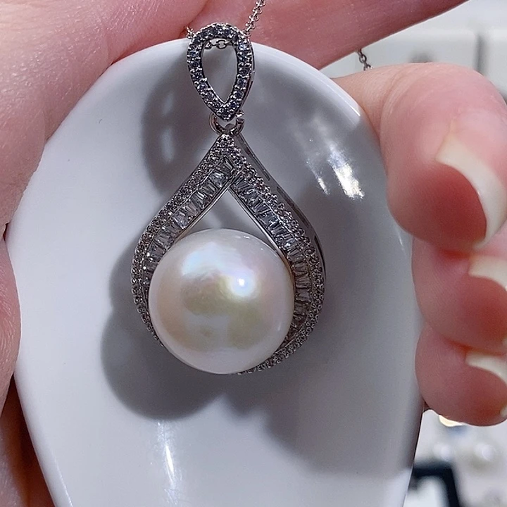 颈饰淡水珍珠未镶嵌14+A