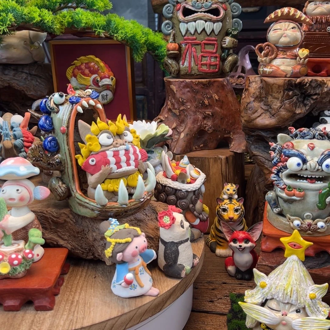 秋***夜小镇青花每日有新品