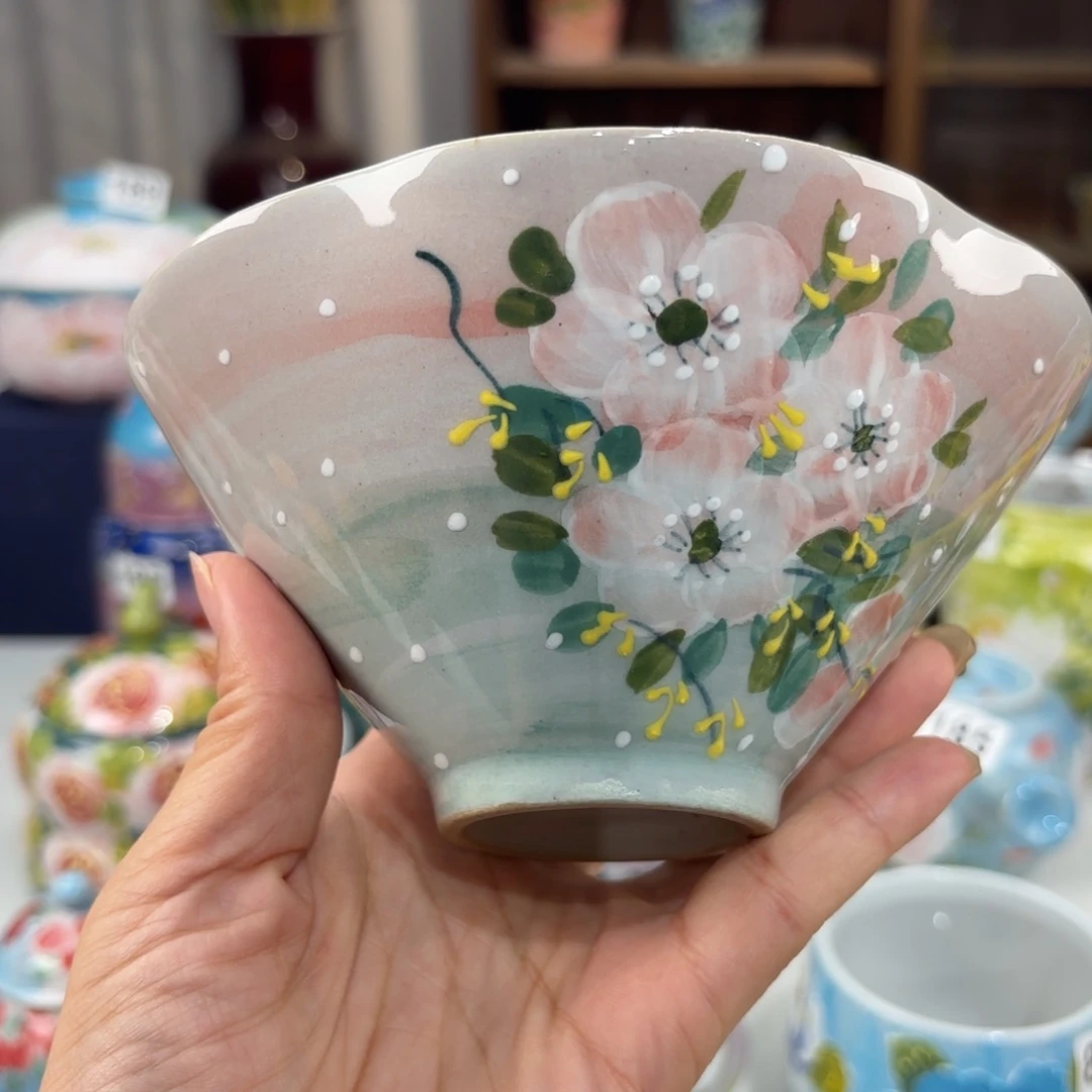 景德镇手绘高温釉下彩陶瓷茶具