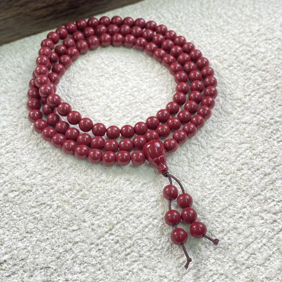 含辰砂工艺品YHKINGS1720设计师6m朱砂三圈多样性发其一不带礼盒