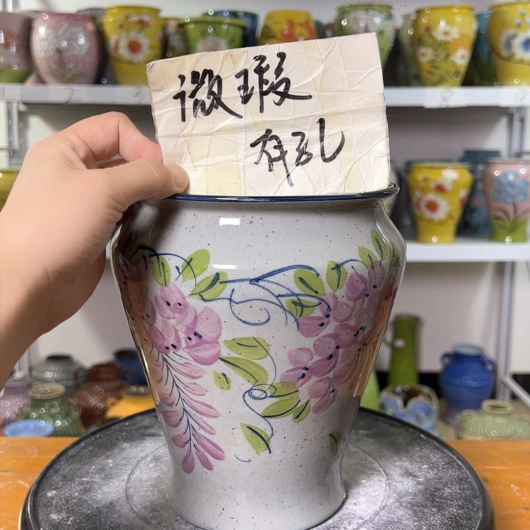 景德镇陶瓷花盆花器瑕111