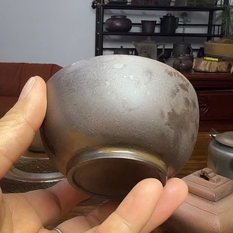 戬谷龙窑柴烧茶杯1