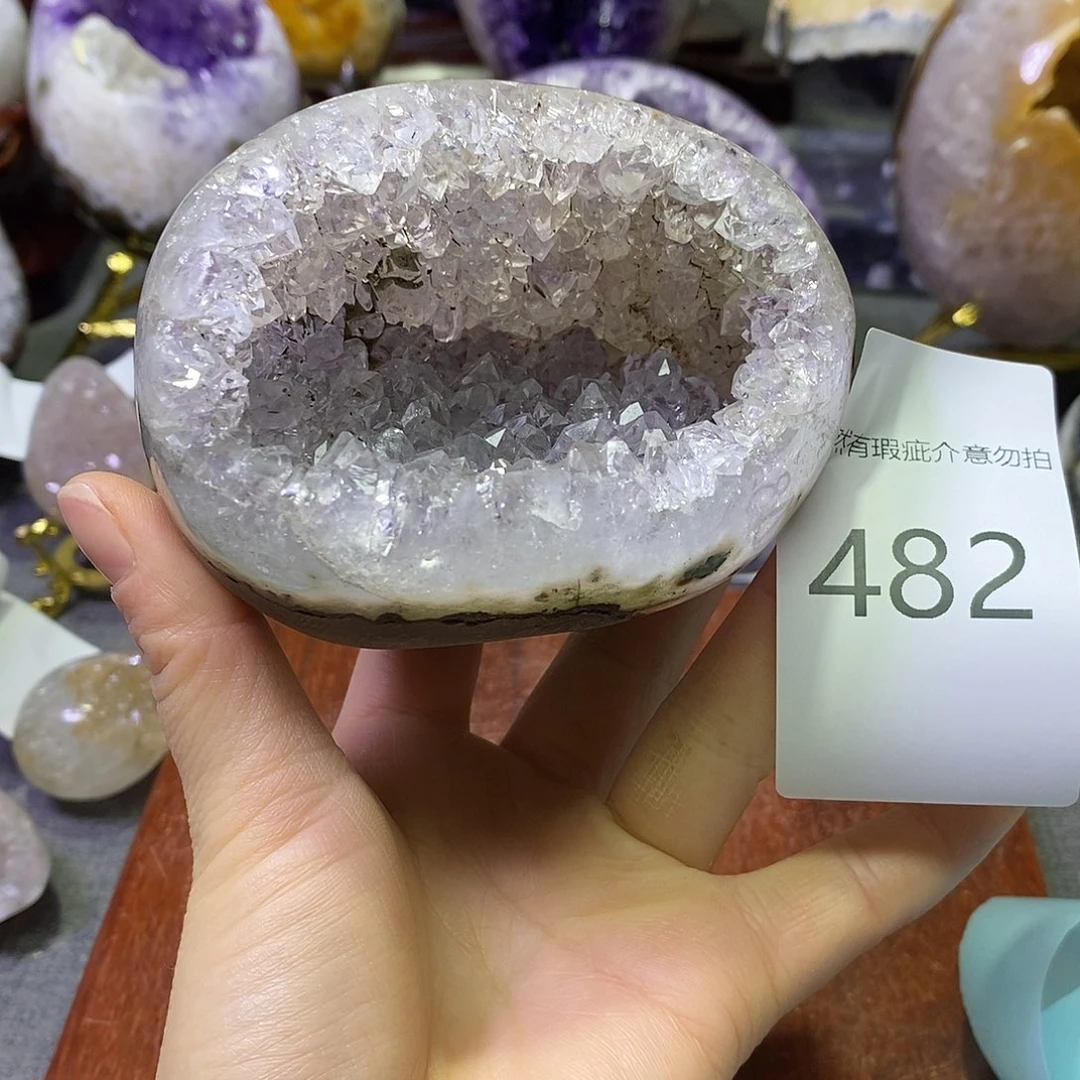 珠宝半成品未镶嵌紫晶