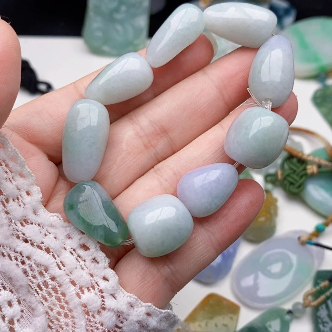 颈饰未镶嵌翡翠随行手串