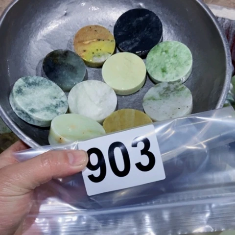 【闪购商品】蛇纹石玉珠宝半成品未镶嵌