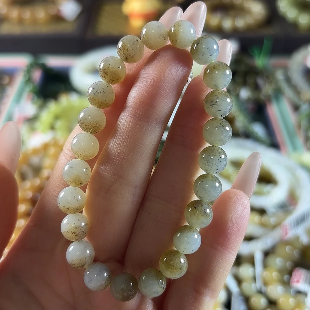 和田玉未镶嵌手链358