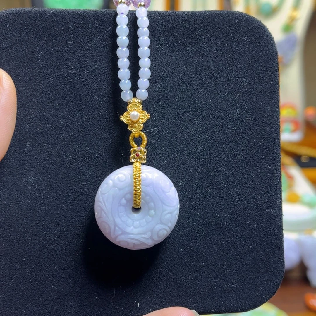 翡翠未镶嵌颈饰天然翡翠