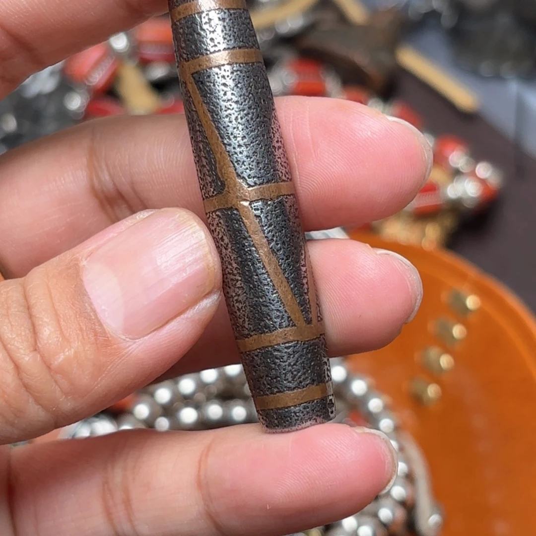 铜星月菩提吊坠项链