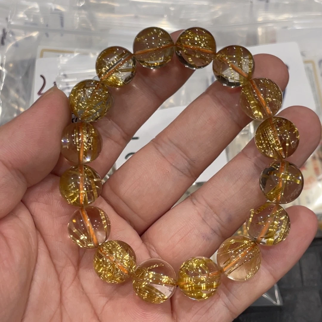 水晶手链未镶嵌aaa061钛晶